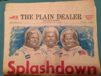 Front page of the July 25th, 1969 edition of The Plain Dealer. All images are taken from my copy of this paper, and copyrights belong to their respective holders. Used in the intention of Fair Use.