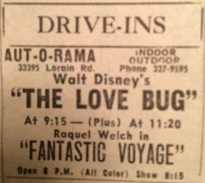 I love that, by film poster rules, this means that knowing that Walt Disney made "The Love Bug" was as important as knowing that  Raquel Welch is in "Fantastic Voyage."
